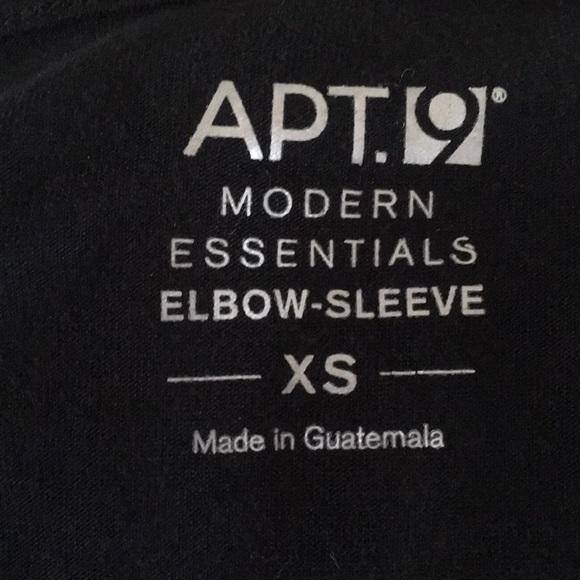 APT 9 Black and silver top size XS - Picture 4 of 5